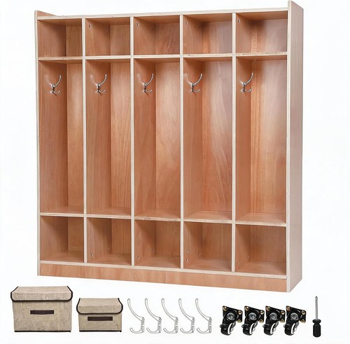 Daycare cubby with casters - cubby, &